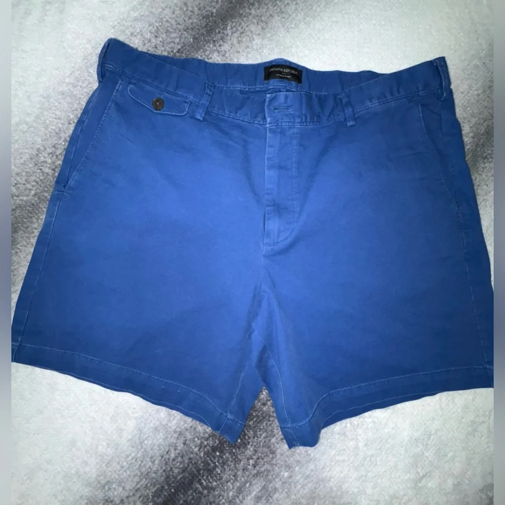 (A4) Banana Republic Men's Lived-In‎ Chino Shorts 7